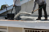 High Side flat roofing repair